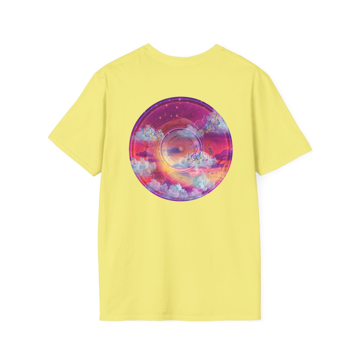 Classic Donut Tee - Unisex Soft-Style - "Pillow Donuts of Cotton" - vivid magenta pic donut