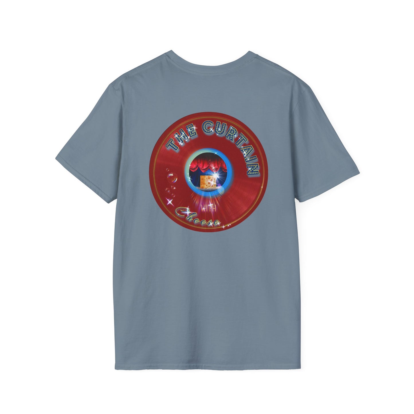 Classic Donut Tee - Unisex Soft-Style - "The Donut With" - series 1.0  - variant 2 - red donut