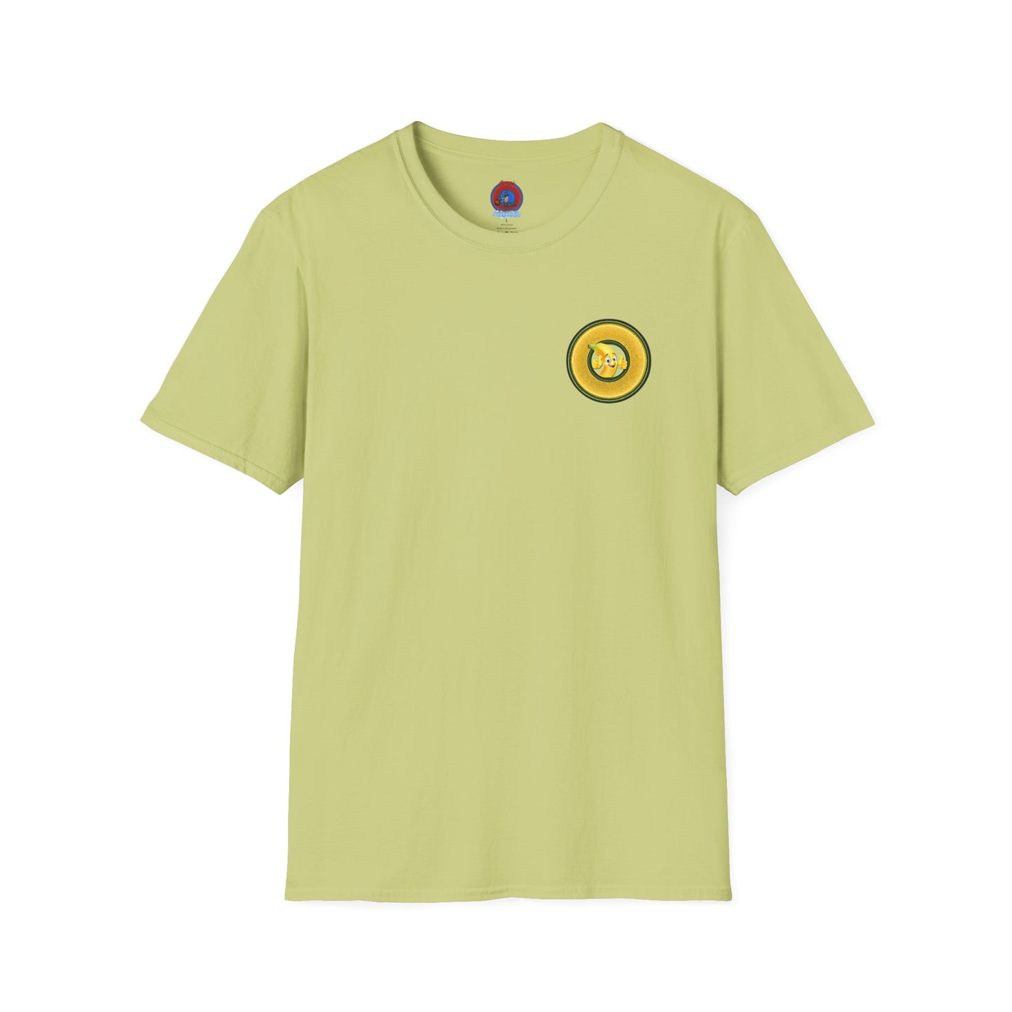 Classic Donut Tee - Unisex Soft-Style - "Dis sheet, it's bananas!" - series 1.0 - variant 5 - golden donut