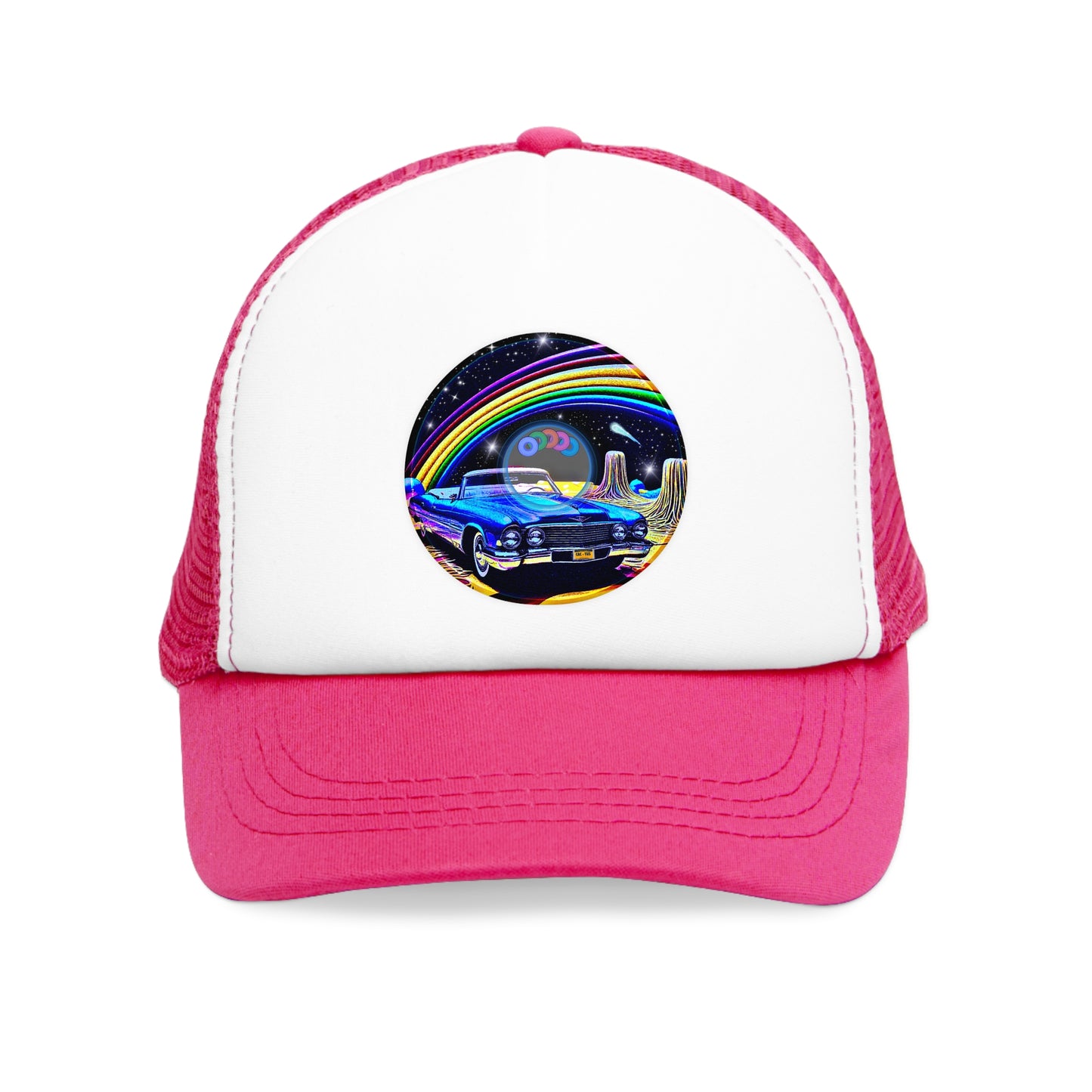 Lumpy Trucker Hat - "Halley's Caddy" - picture donut