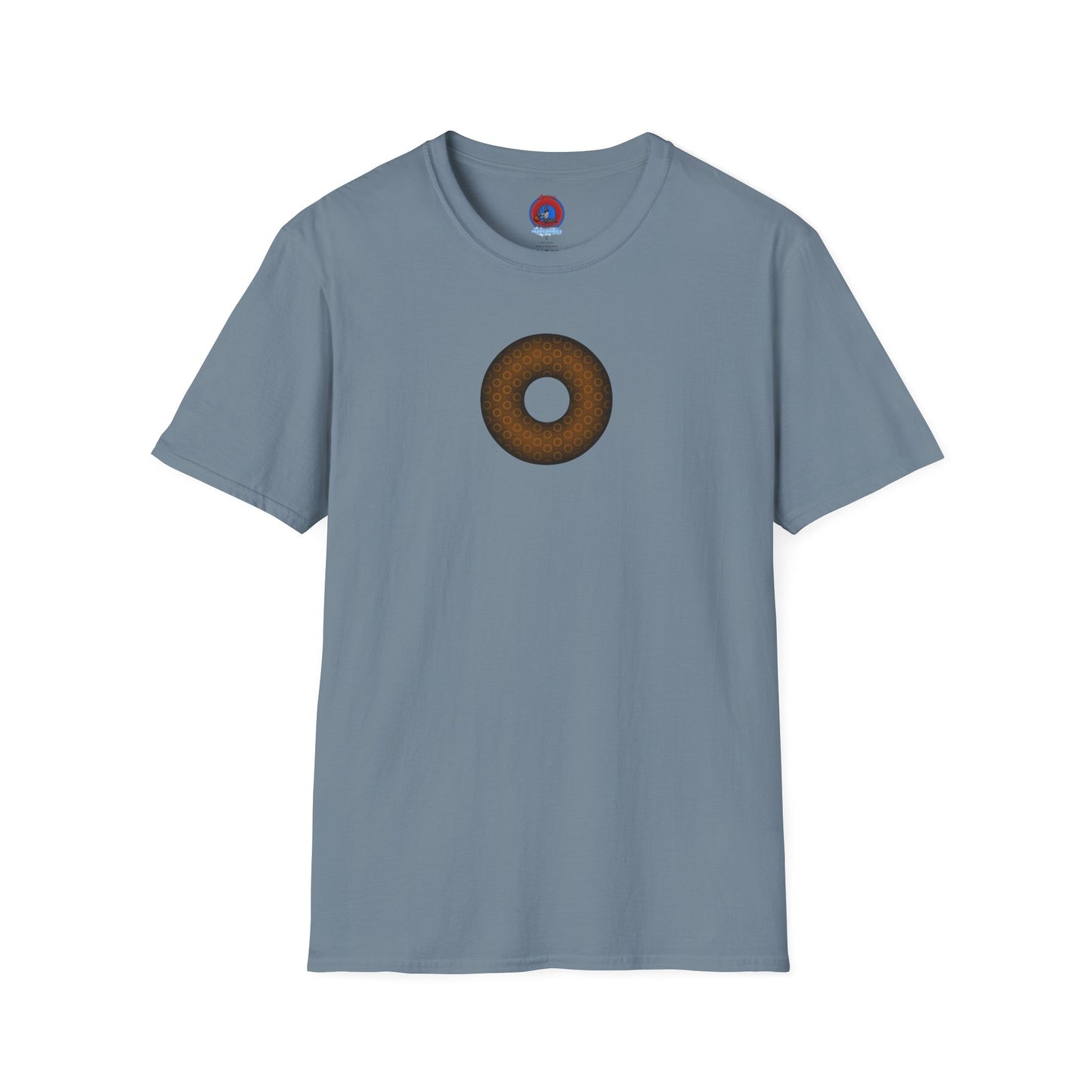 Plain Donuts/Unisex Soft-Style - "Plain Paradoxical Grided Donuts" - brown/dark brown donuts