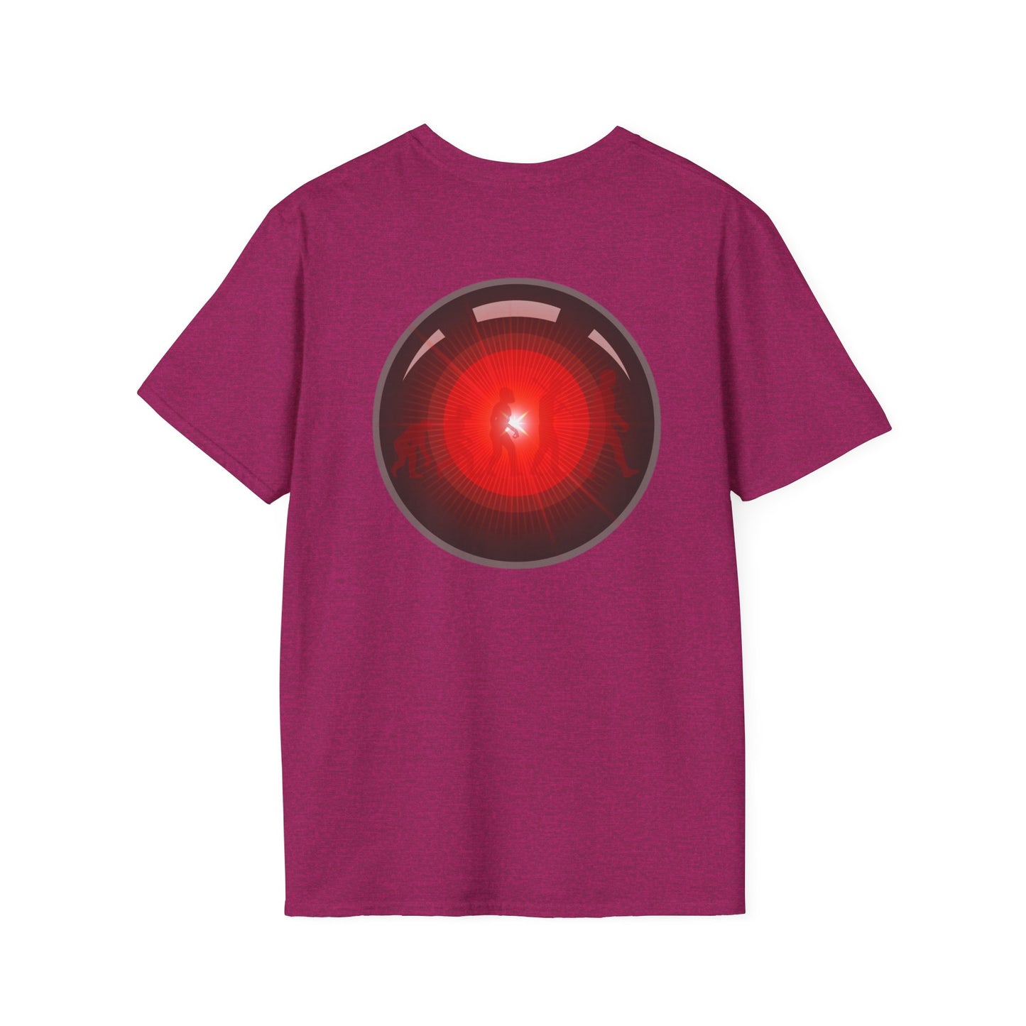 Classic Donut Tee - Unisex Soft-Style - "2025: a Donut Odyssey" - series 1.0 - variant 2 - black/red donut