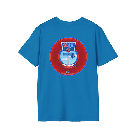 Classic Donut Tee - Unisex Soft-Style - "3rd Nipple Donut Tee" - vivid red dirt mall donut