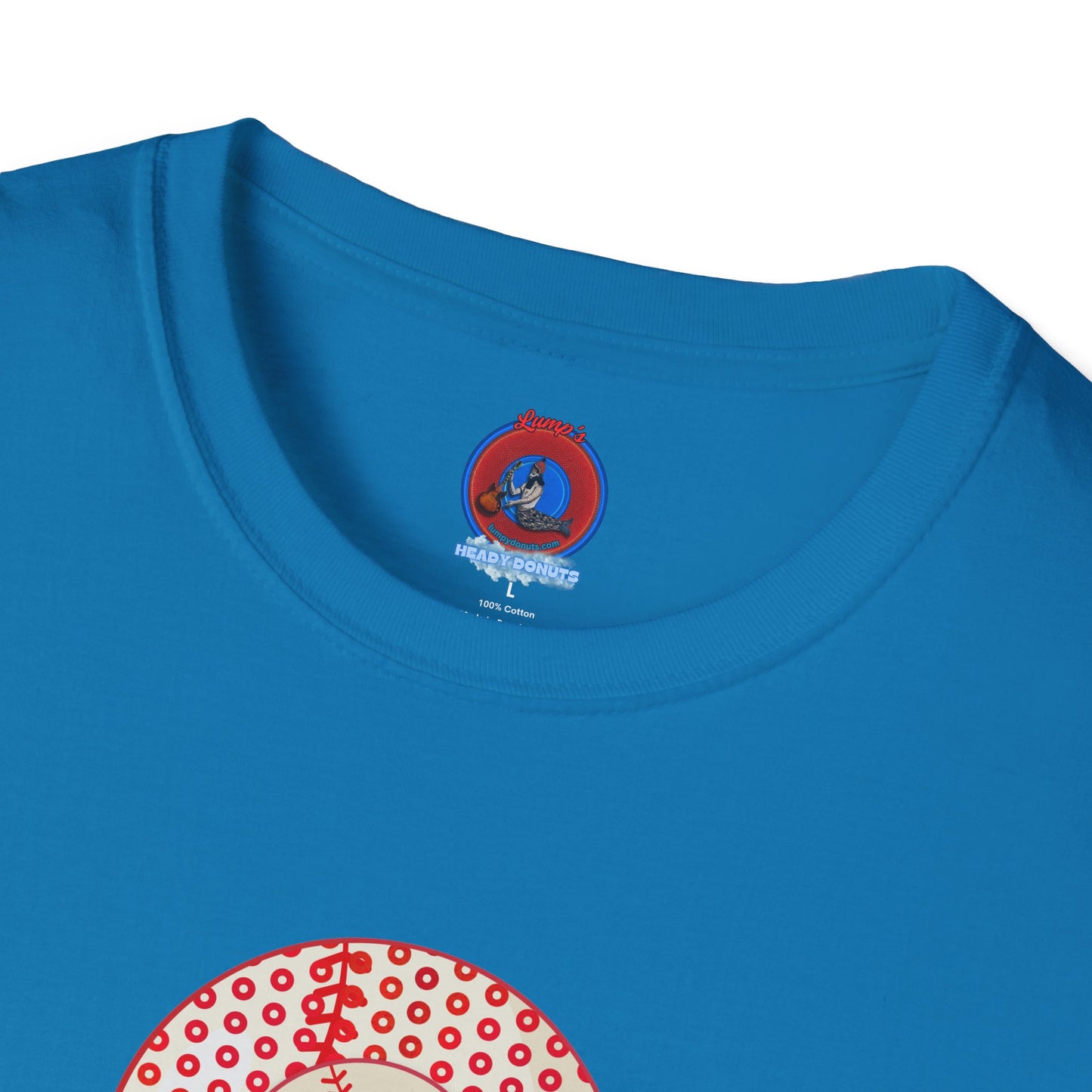 Classic Donut Tee - Unisex Soft-Style - "Phenway Ballpark Donuts" - baseball paradox donut - variant 3