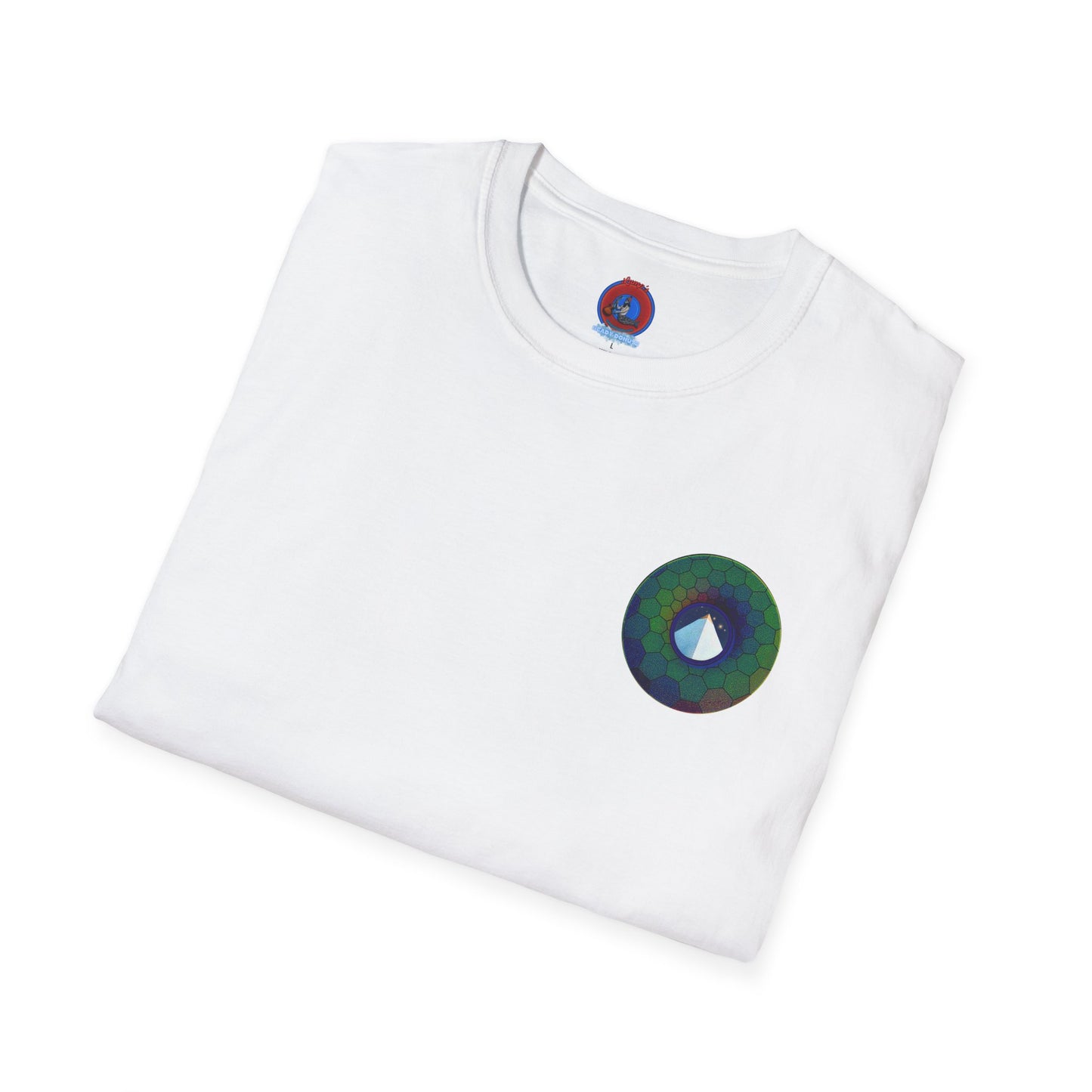 Classic Donut Tee - Unisex Soft-Style - "Limestone Donuts so Large" - variant 7 - green hexadonut