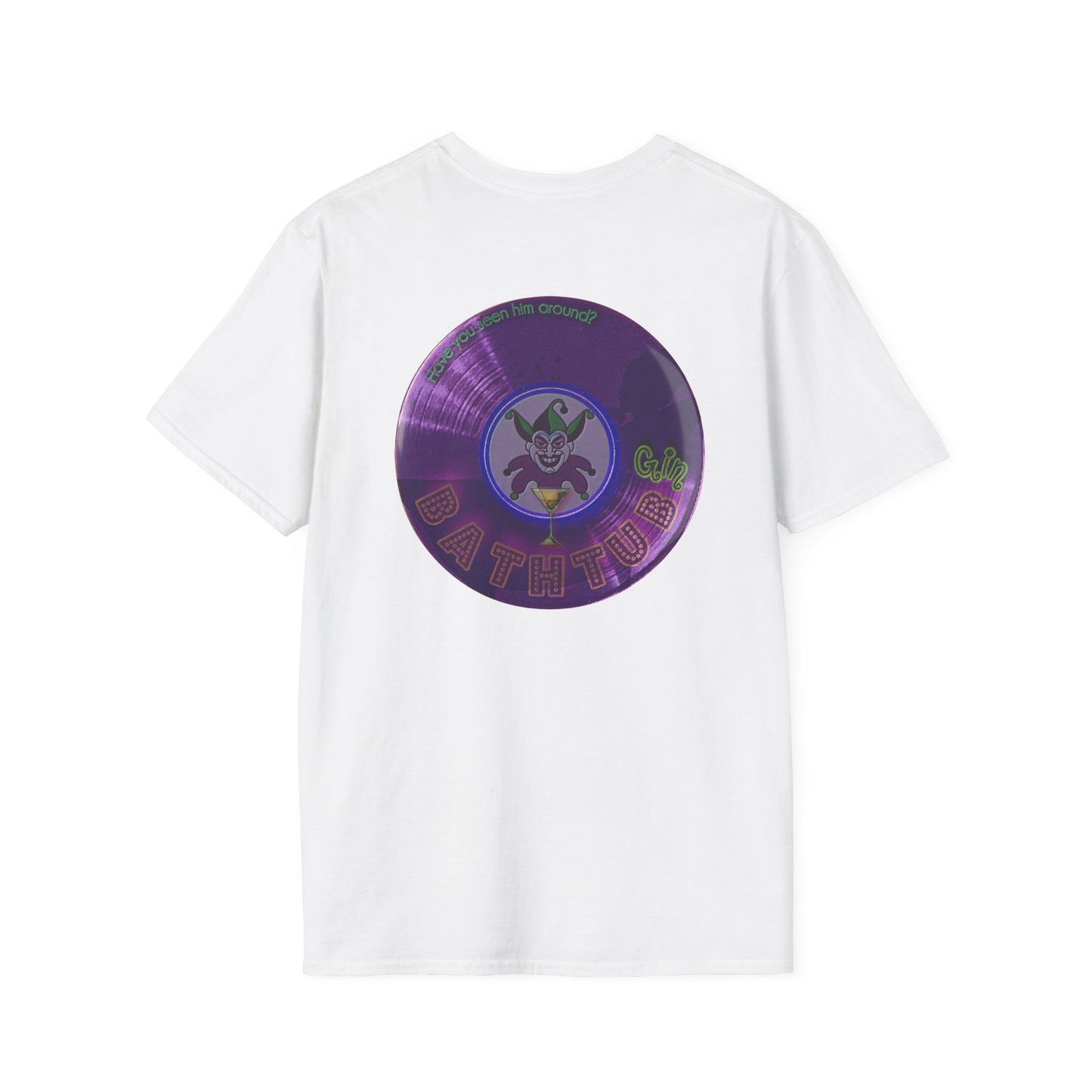 Classic Donut Tee - Unisex Soft-Style - "The Joker's Personal Tees - Troubadour Edition" - series 1.0 - variant 1 - purple donut