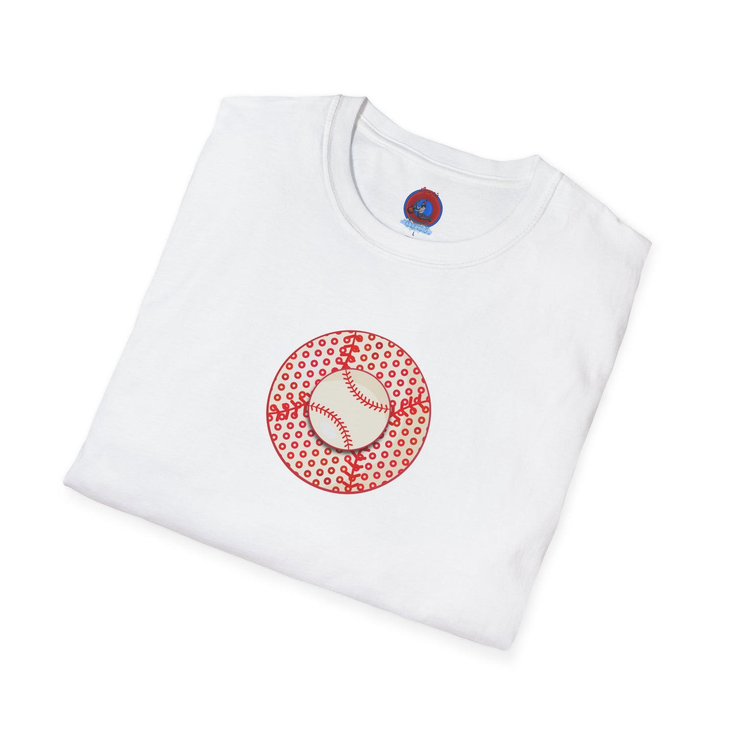 Classic Donut Tee - Unisex Soft-Style - "Phenway Ballpark Donuts" - baseball paradox donut - variant 3