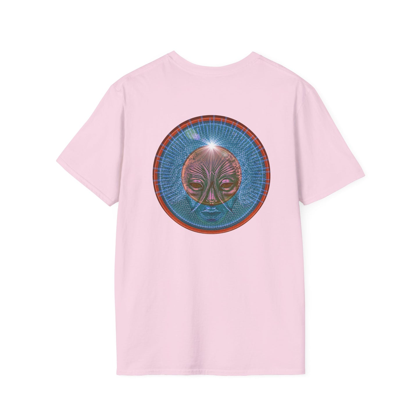 Classic Donut Tee - Unisex Soft-Style - "Donuts: Conjurers of Awesome" - series 1.0  - variant 1 - blue donut