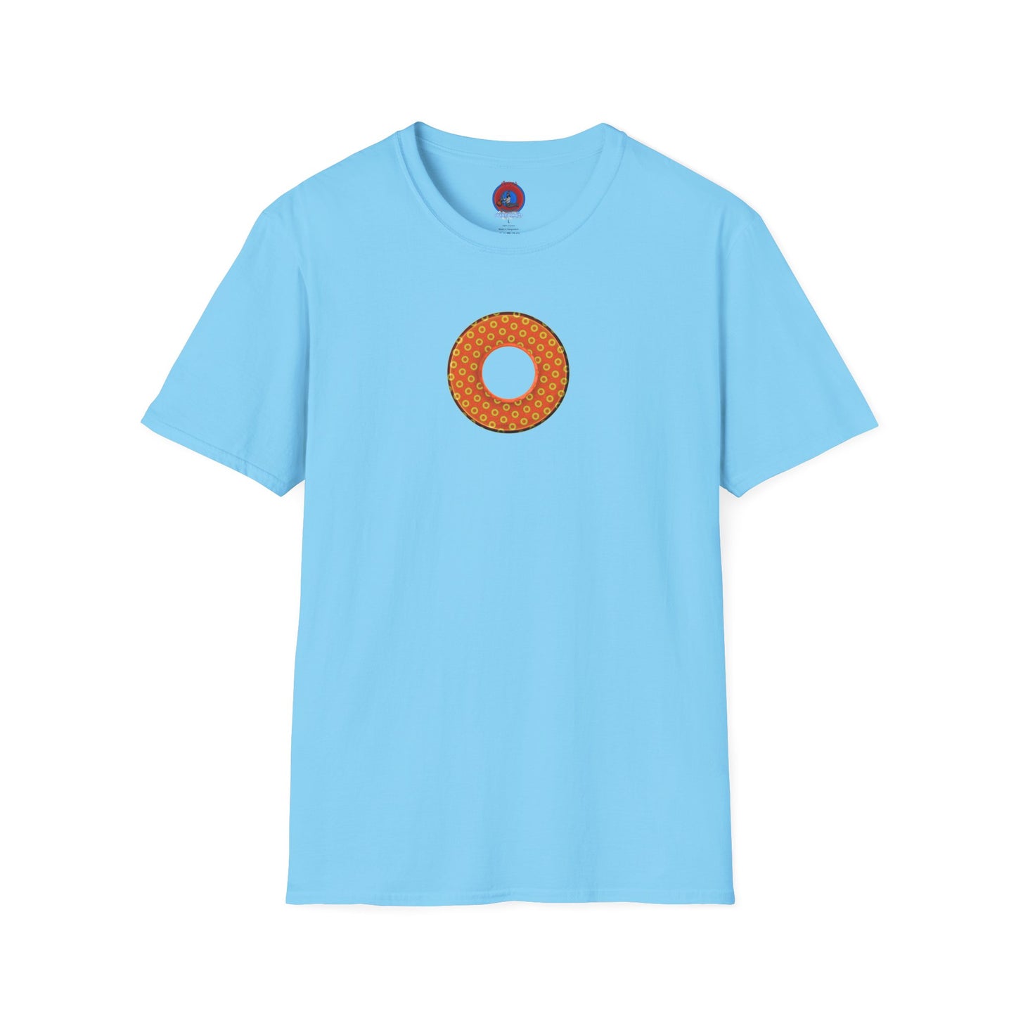 Plain Donuts/Unisex Soft-Style - "Plain Electric Paradoxical Donuts" - gold/orange donuts