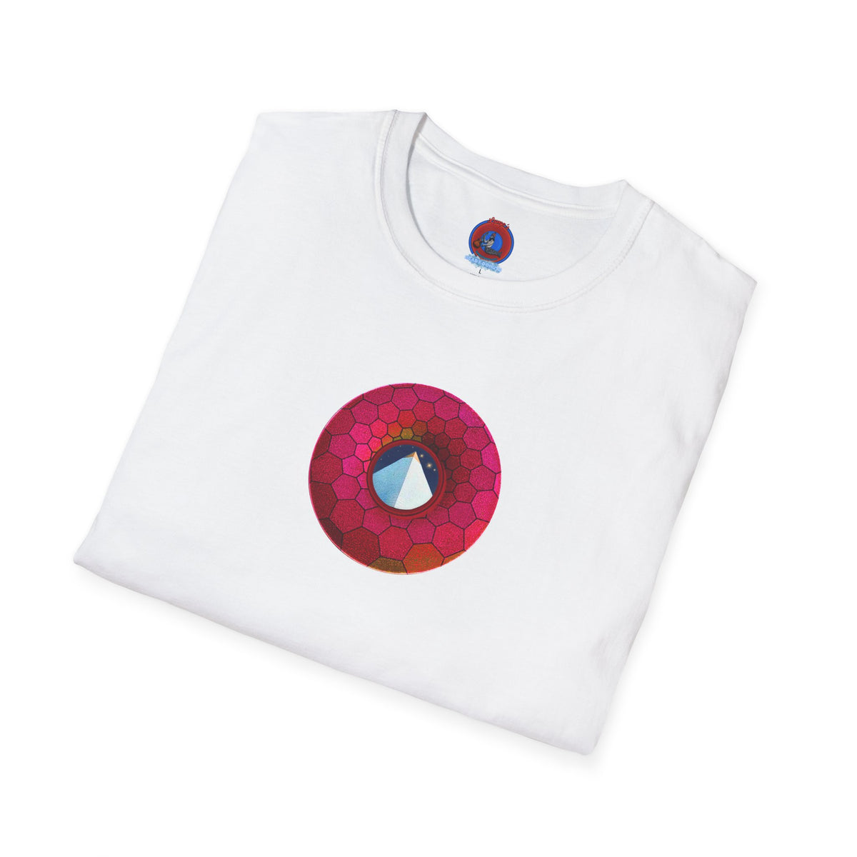 Classic Donut Tee - Unisex Soft-Style - "Limestone Donuts so Large" - variant 5 - green hexadonut