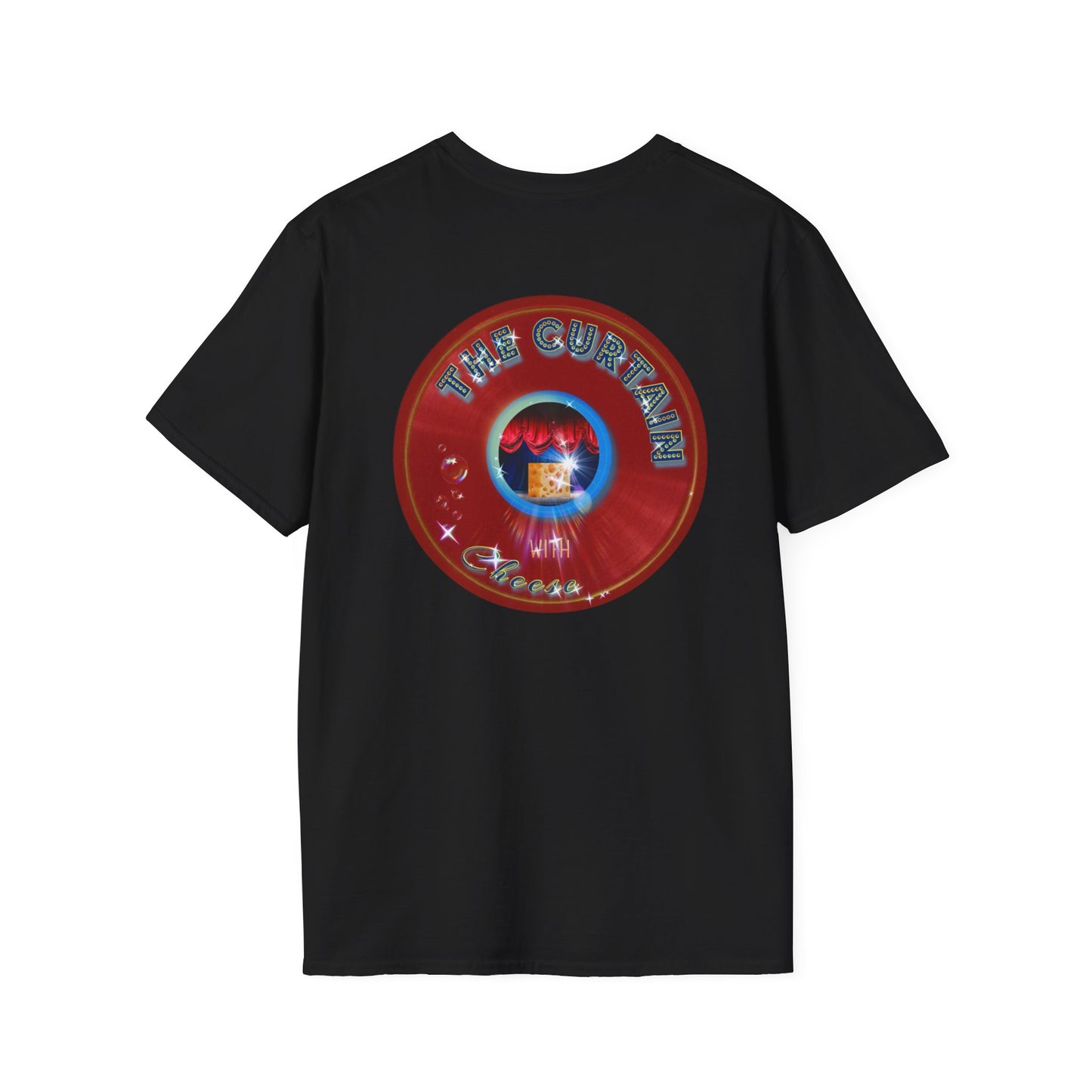 Classic Donut Tee - Unisex Soft-Style - "The Donut With" - series 1.0  - variant 2 - red donut