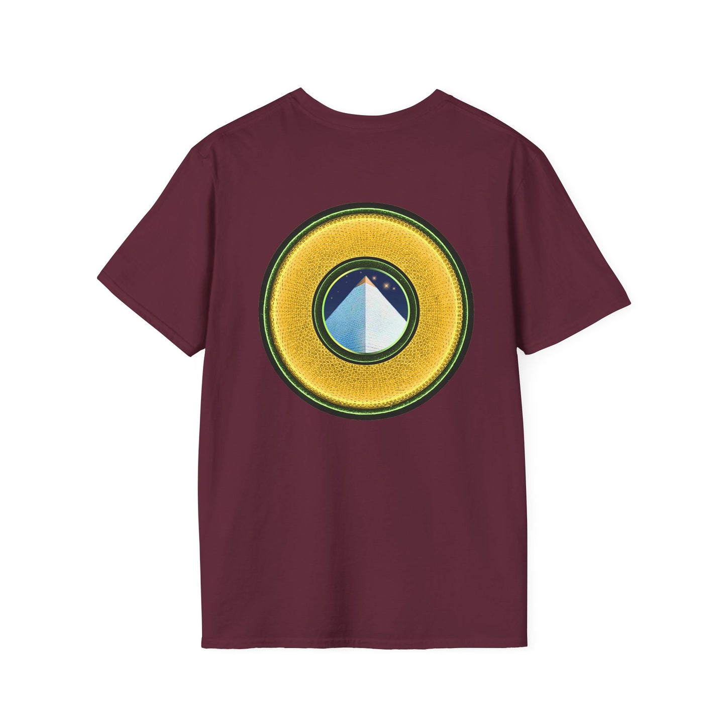 Classic Donut Tee - Unisex Soft-Style - "Limestone Donuts so Large" - variant 3 - golden donut