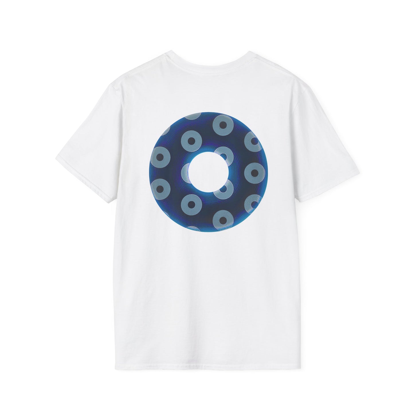 Plain Donuts/Unisex Soft-Style - "Plain Blimpy Paradoxical Donuts" - dark blue/gray donuts