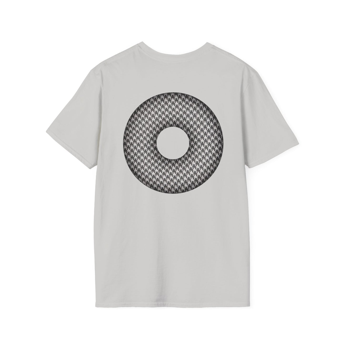 Classic Donut Tee - Unisex Soft-Style - "Ricky's Donut" - houndstooth donut