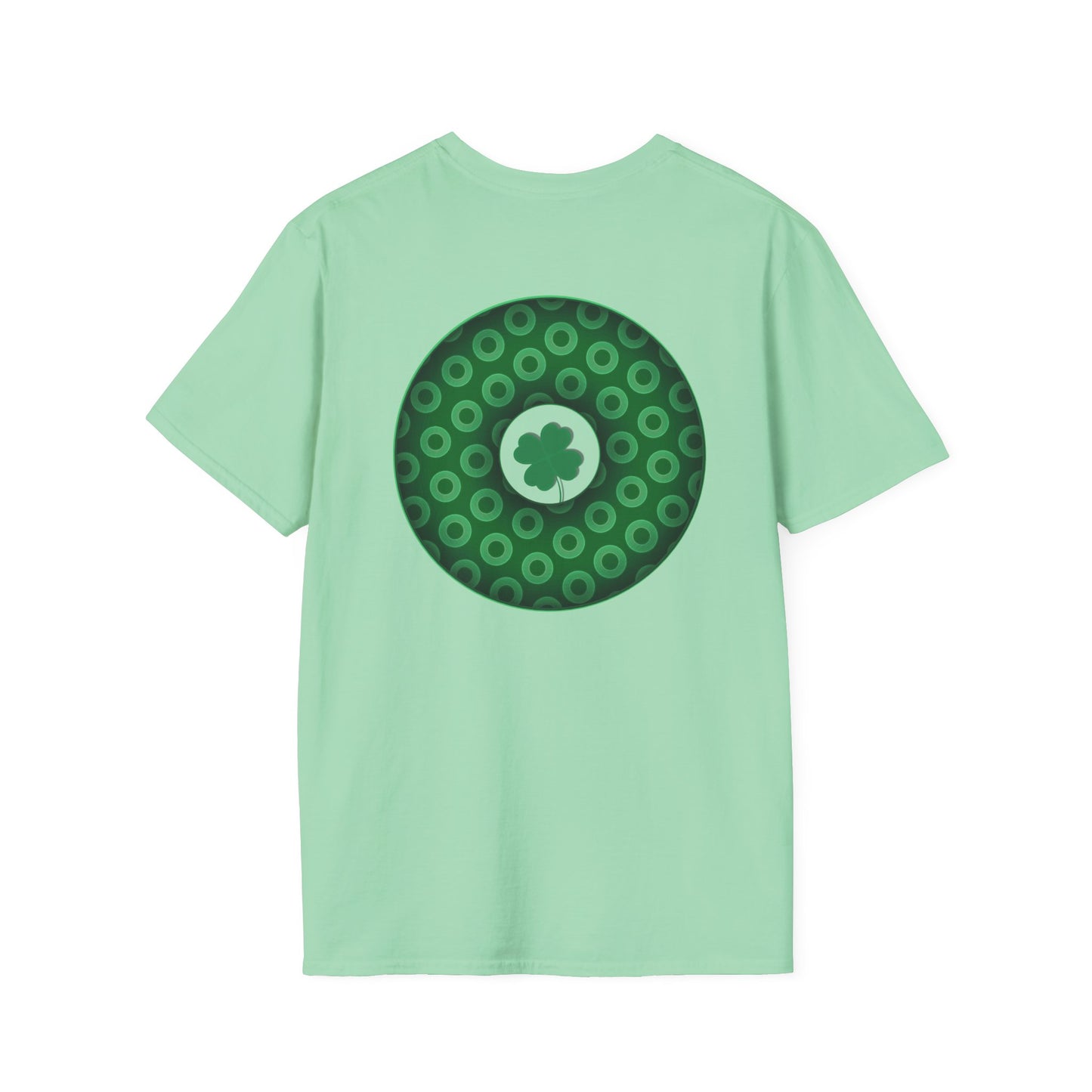 Classic Donut Tee - Unisex Soft-Style - "Patron Saint of Donuts" - St. Patrick's Day Donut - holiday edition - variant 1