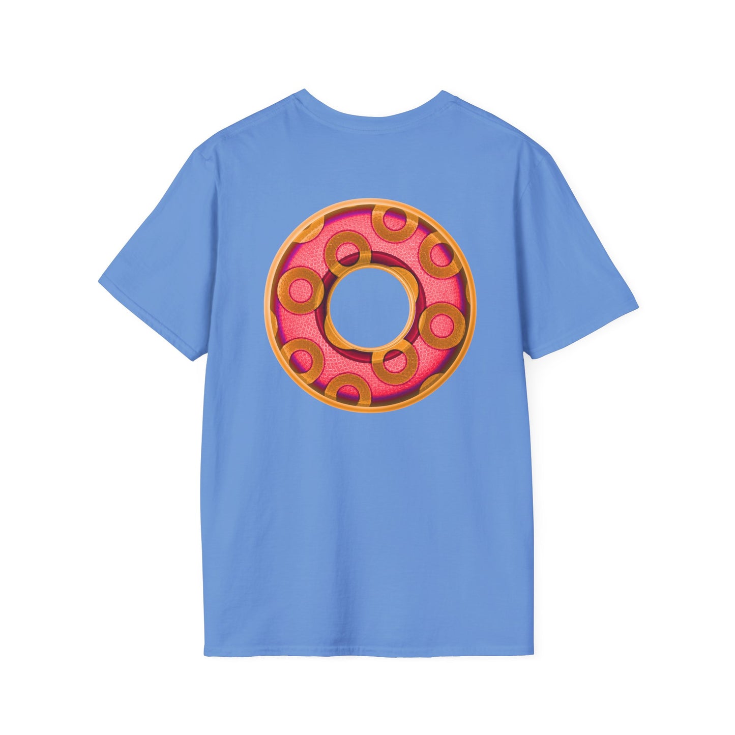 Plain Donuts/Unisex Soft-Style - "Plain Rustic Paradoxical Donuts" - rose/gold donuts