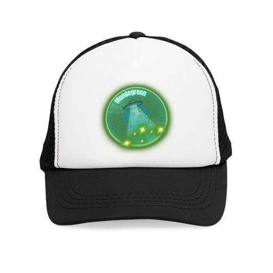Lumpy Trucker Hat - "The Dover Donut Abduction Story" - variant 1 - green donut