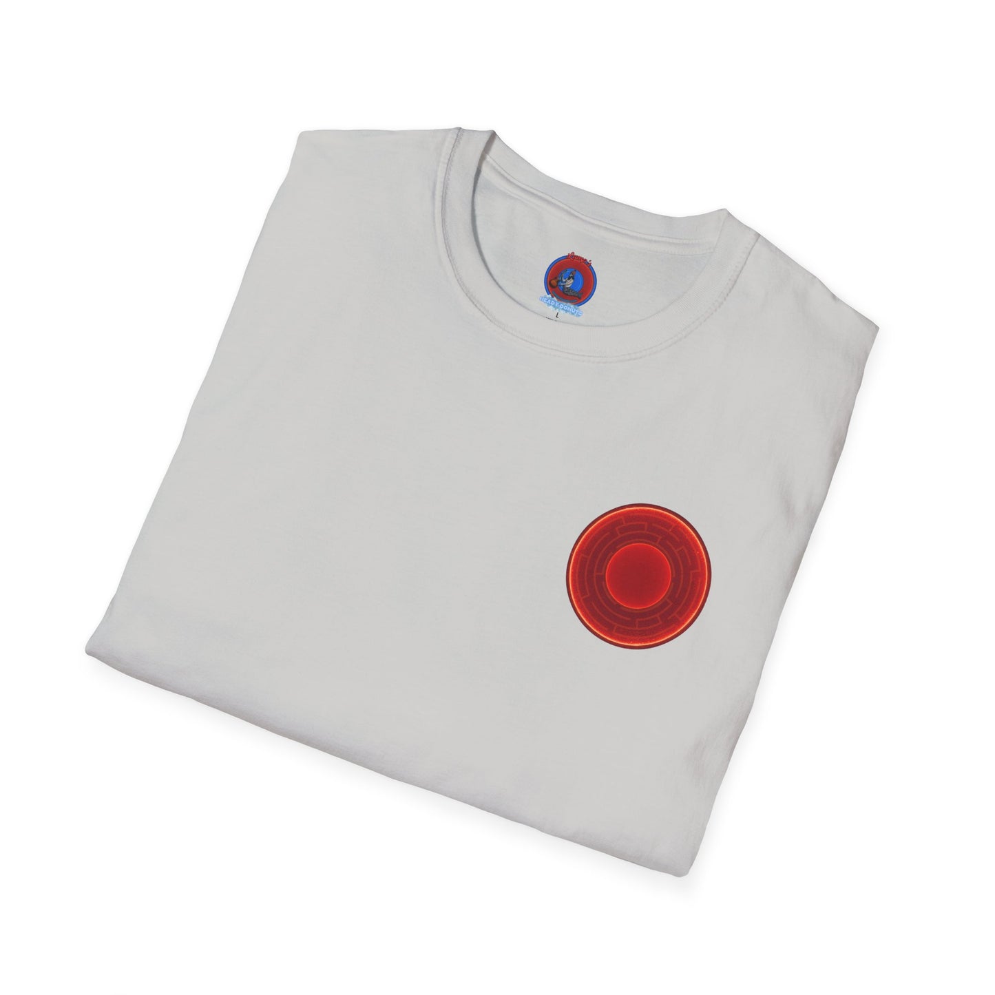Classic Donut Tee - Unisex Soft-Style - "The Amazing Donut" - series 1.0 - variant 1 - red donut