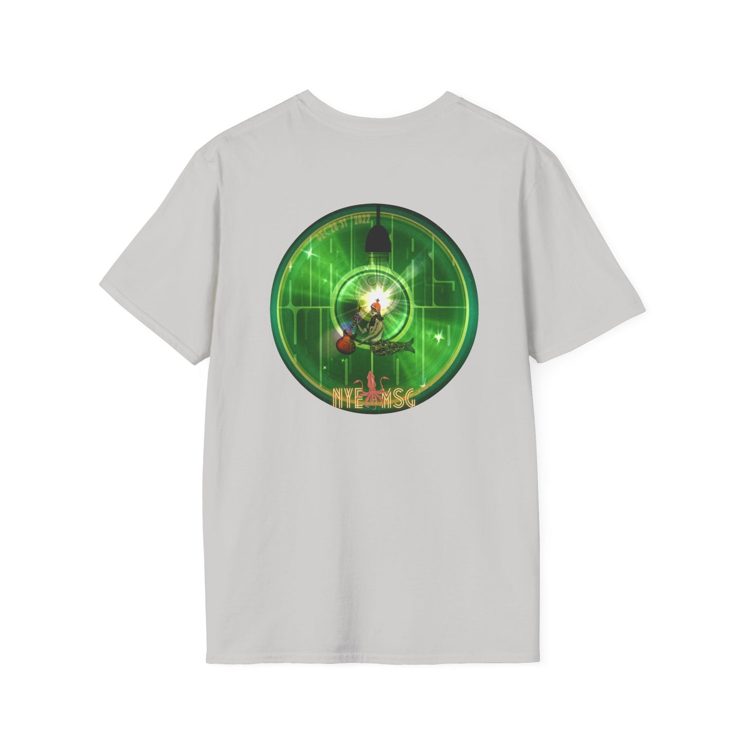 Classic Donut Tee - Unisex Soft-Style - "There was a party Dec 28-31 2022 in NYC, now tell me where were you" - series 1.0  - *green [commemorative donut]