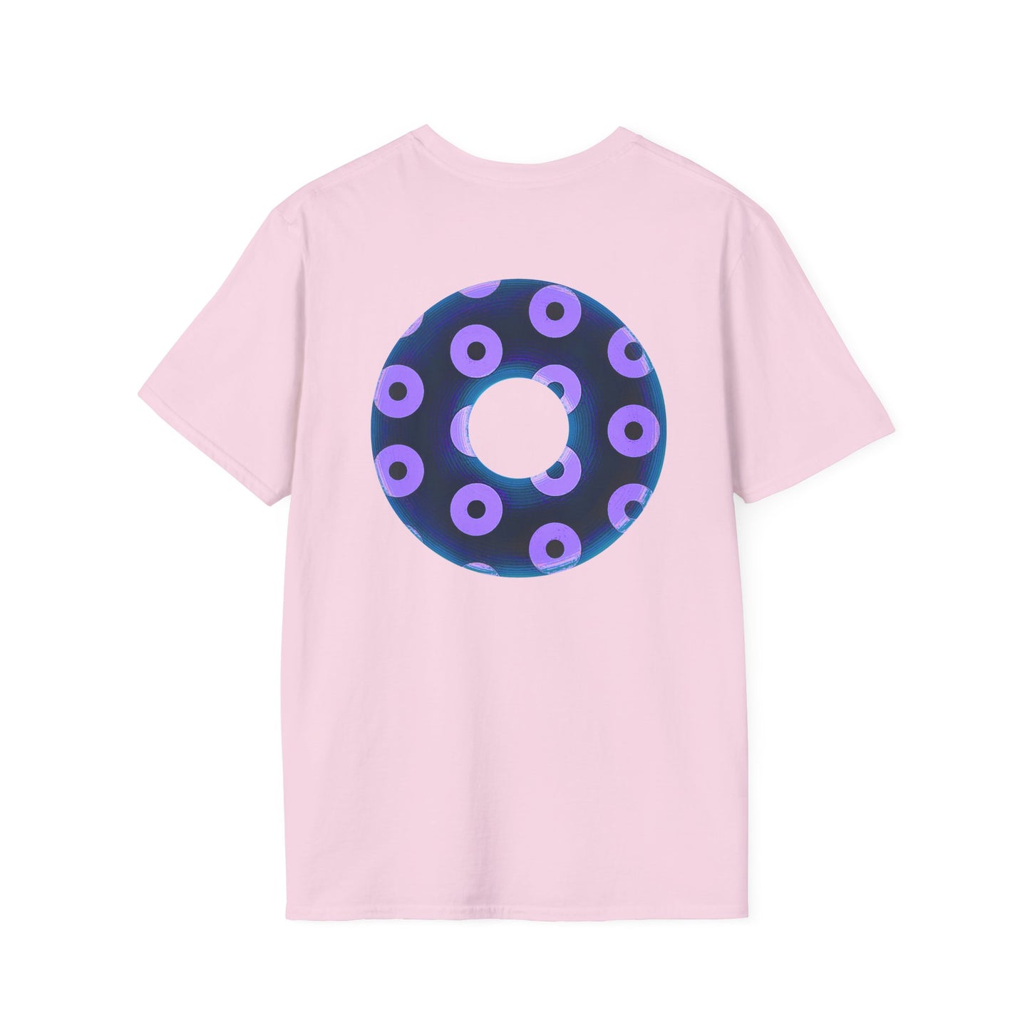 Plain Donuts/Unisex Soft-Style - "Plain Blimpy Paradoxical Donuts" - dark blue/light purple donuts