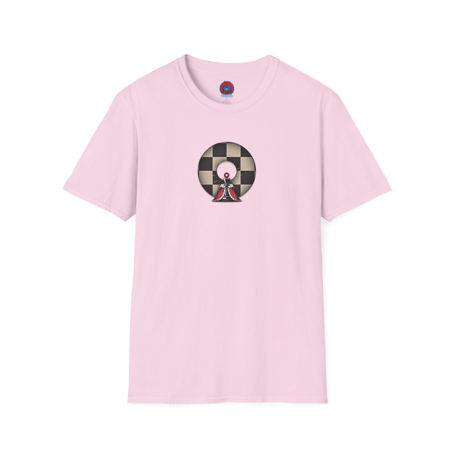 Classic Donut Tee - Unisex Soft-Style - "Bobby Phisher King's Donut no. 95" - chess donut