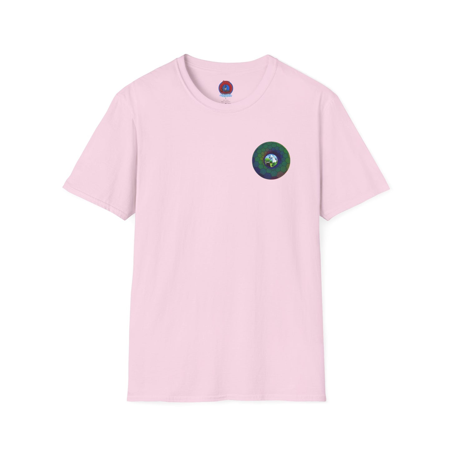 Classic Donut Tee - Unisex Soft-Style - "Mansions of South Park" - series 1.0 - variant 2 - green hexadonut
