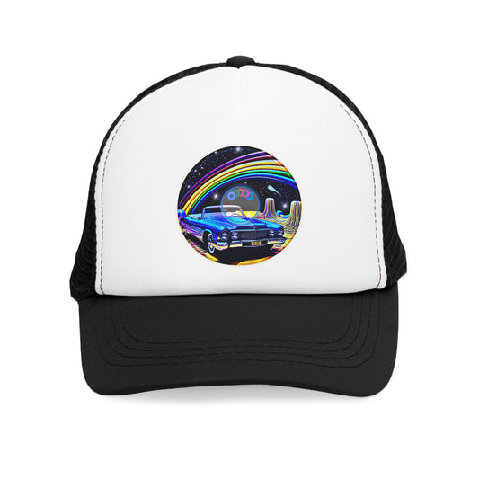 Lumpy Trucker Hat - "Halley's Caddy" - picture donut