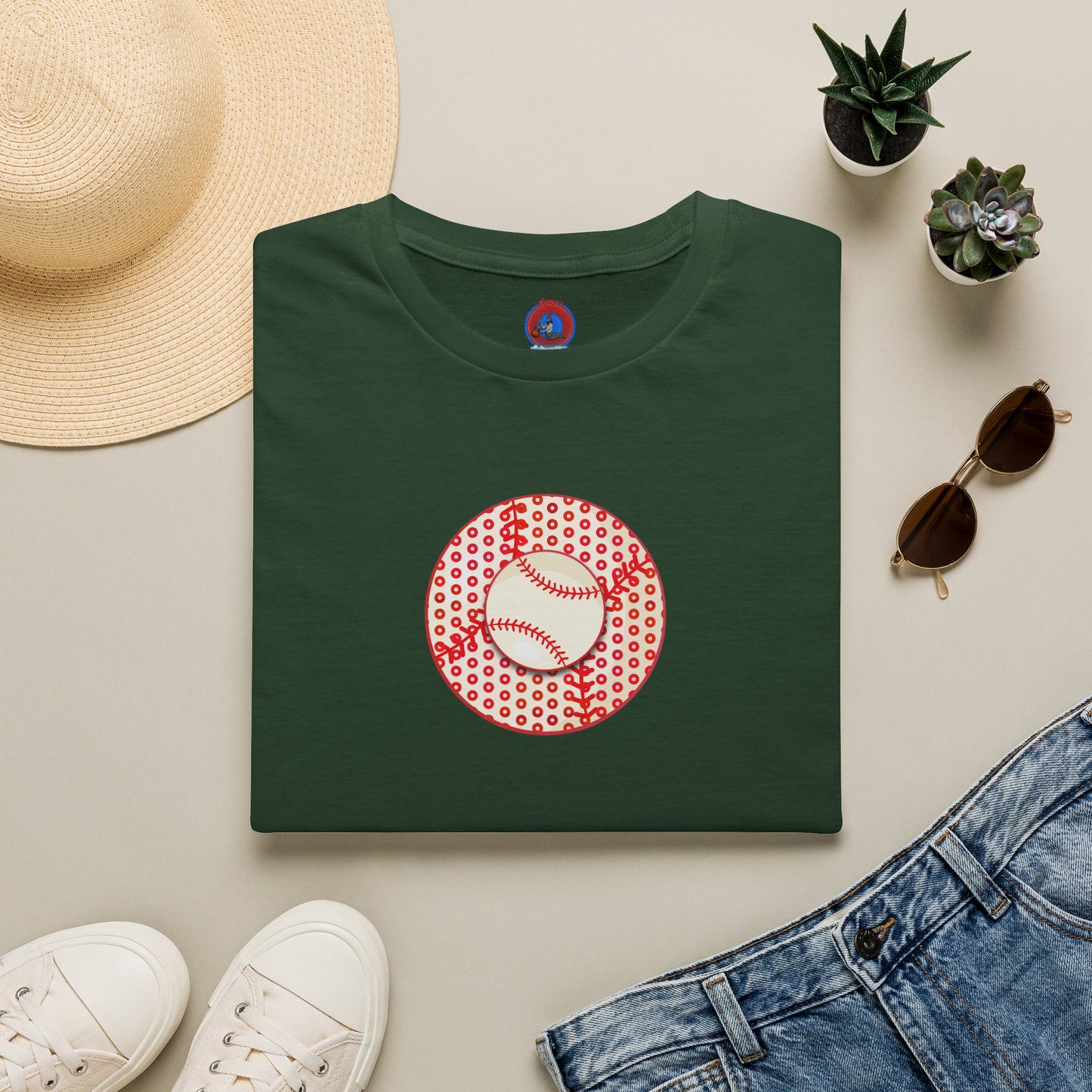 Classic Donut Tee - Unisex Soft-Style - "Phenway Ballpark Donuts" - baseball paradox donut - variant 3
