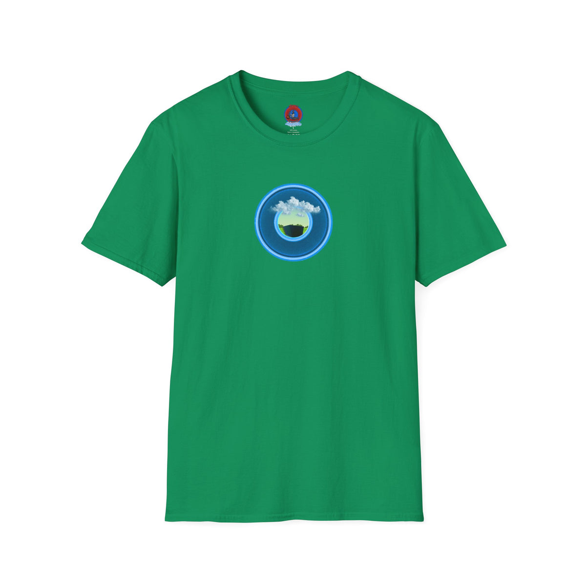 Classic Donut Tee - Unisex Soft-Style - "Got Rhombus?" - series 1.0  - variant 1 - blue/blue donut