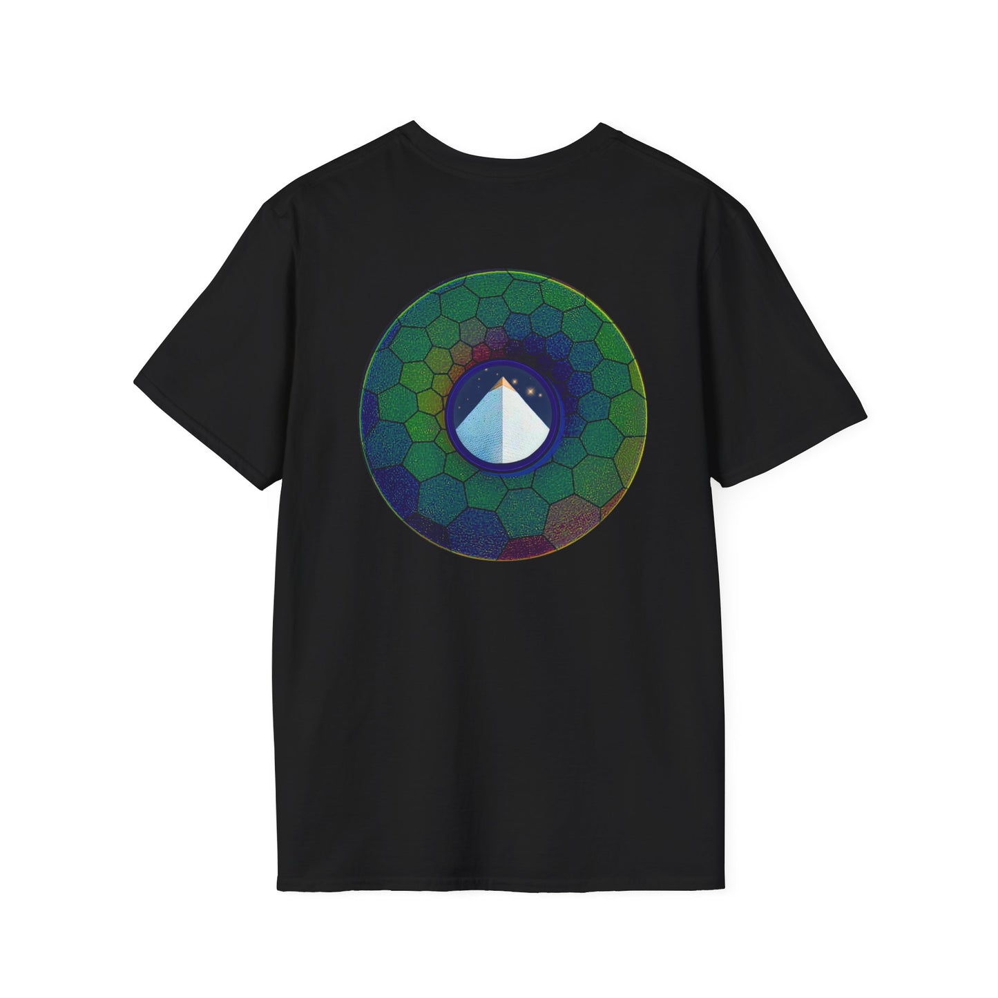 Classic Donut Tee - Unisex Soft-Style - "Limestone Donuts so Large" - variant 7 - green hexadonut