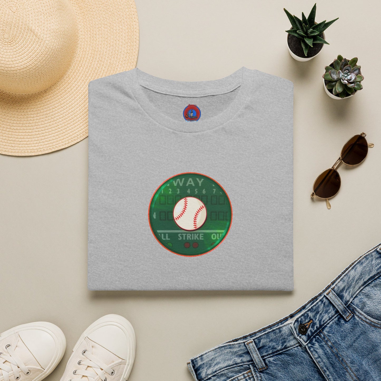 Classic Donut Tee - Unisex Soft-Style - "Phenway Ballpark Donuts" - vivid monsta donut - variant 2