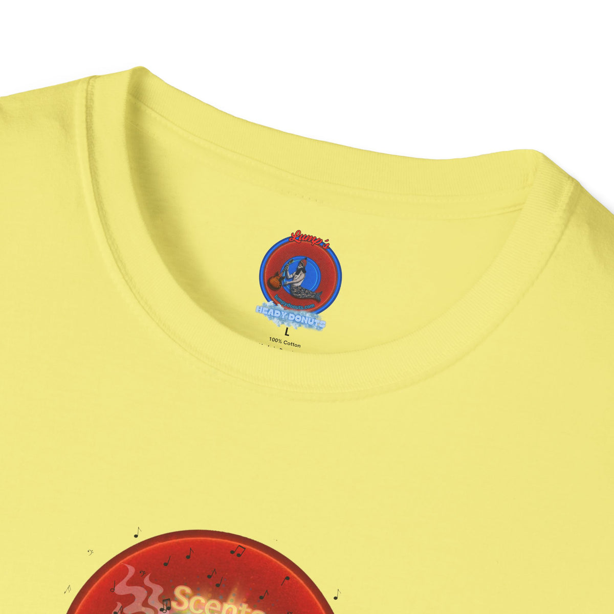 Classic Donut Tee - Unisex Soft-Style - "The Sweet Smell of Donuts" - series 1.0  - red donut
