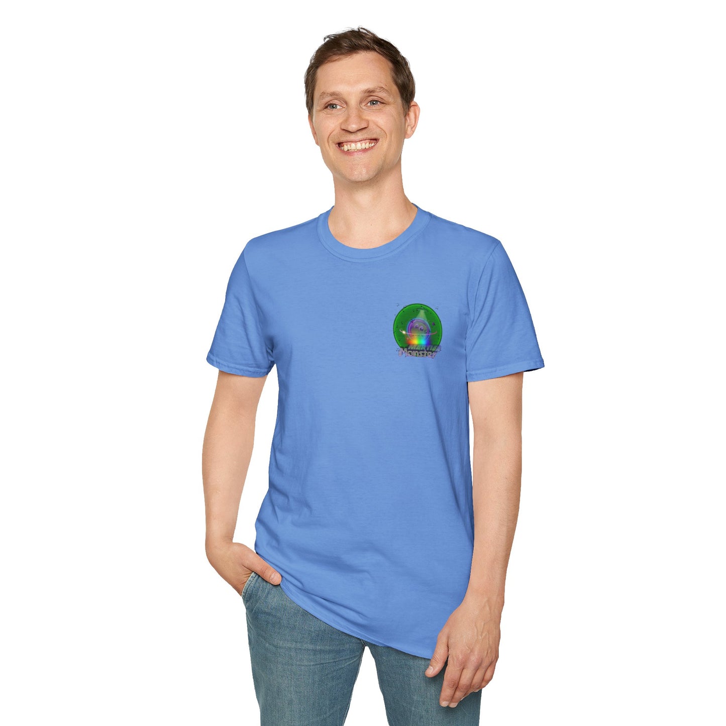 Classic Donut Tee - Unisex Soft-Style - "My Phavorite Martian" - green donut - series 1.0
