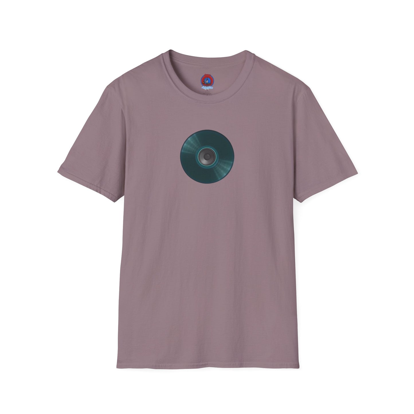 Classic Donut Tee - Unisex Soft-Style - "The Plain Record Donut" - series 1.0 - dark teal green