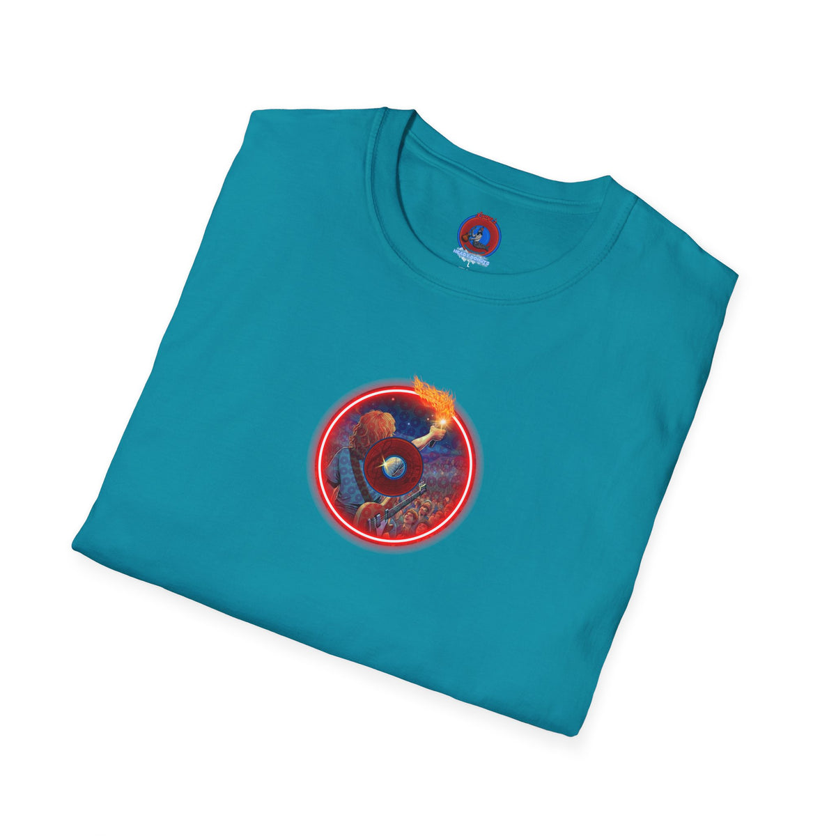 Classic Donut Tee - Unisex Soft-Style - "Torchbearer's Donut " - red donut