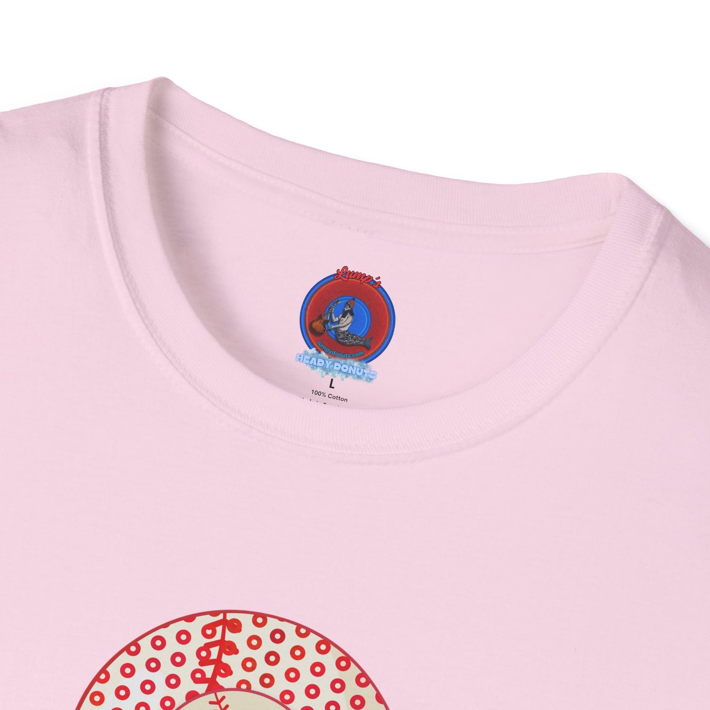 Classic Donut Tee - Unisex Soft-Style - "Phenway Ballpark Donuts" - baseball paradox donut - variant 3