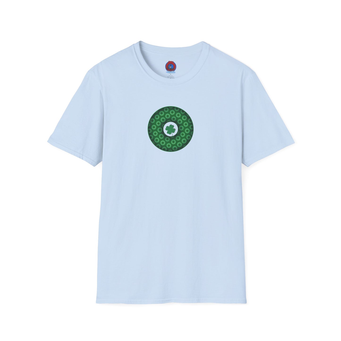 Classic Donut Tee - Unisex Soft-Style - "Patron Saint of Donuts" - St. Patrick's Day Donut - holiday edition - variant 1