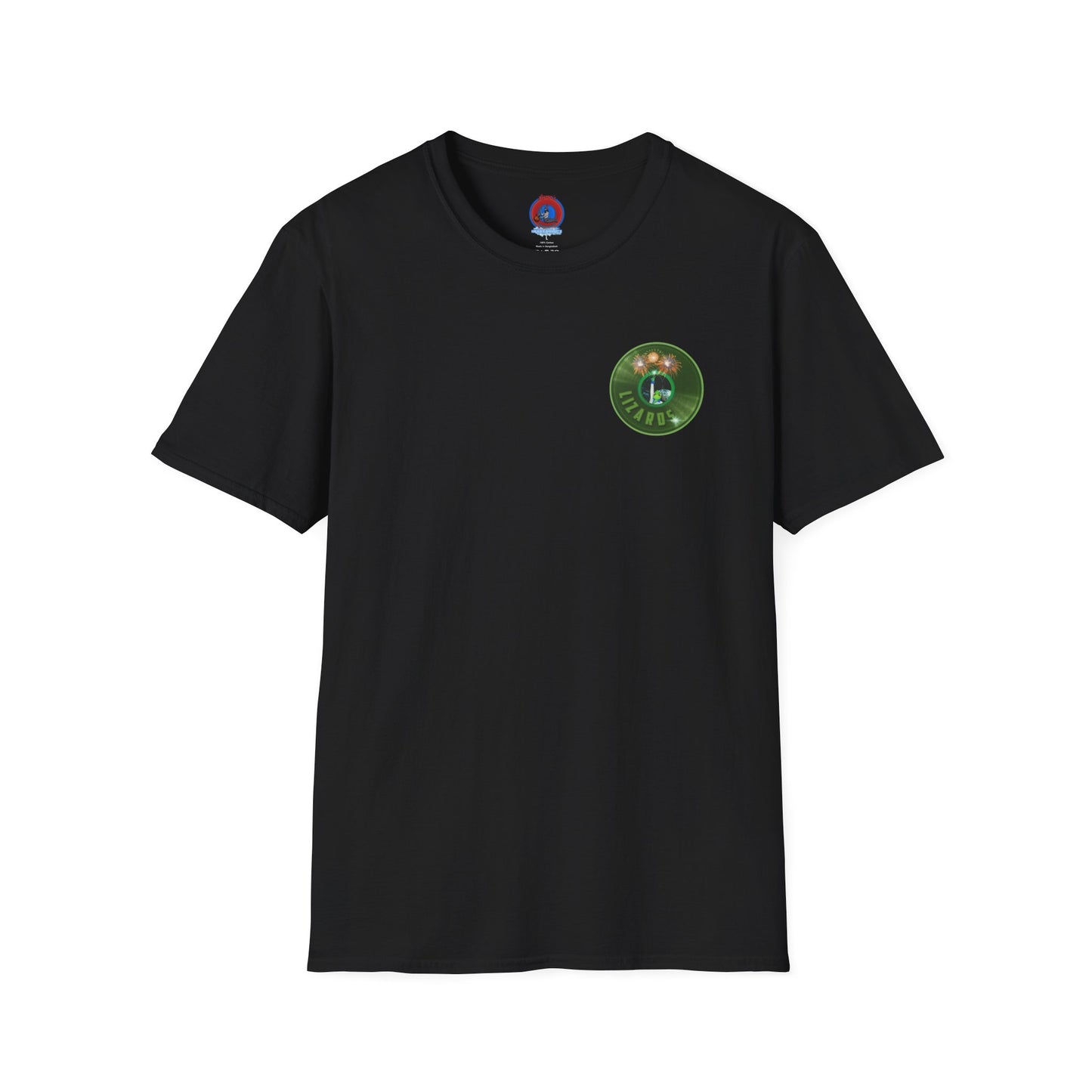 Classic Donut Tee - Unisex Soft-Style - "Rutherford's Staying Alive" - series 1.0 - variant 1 - green donut