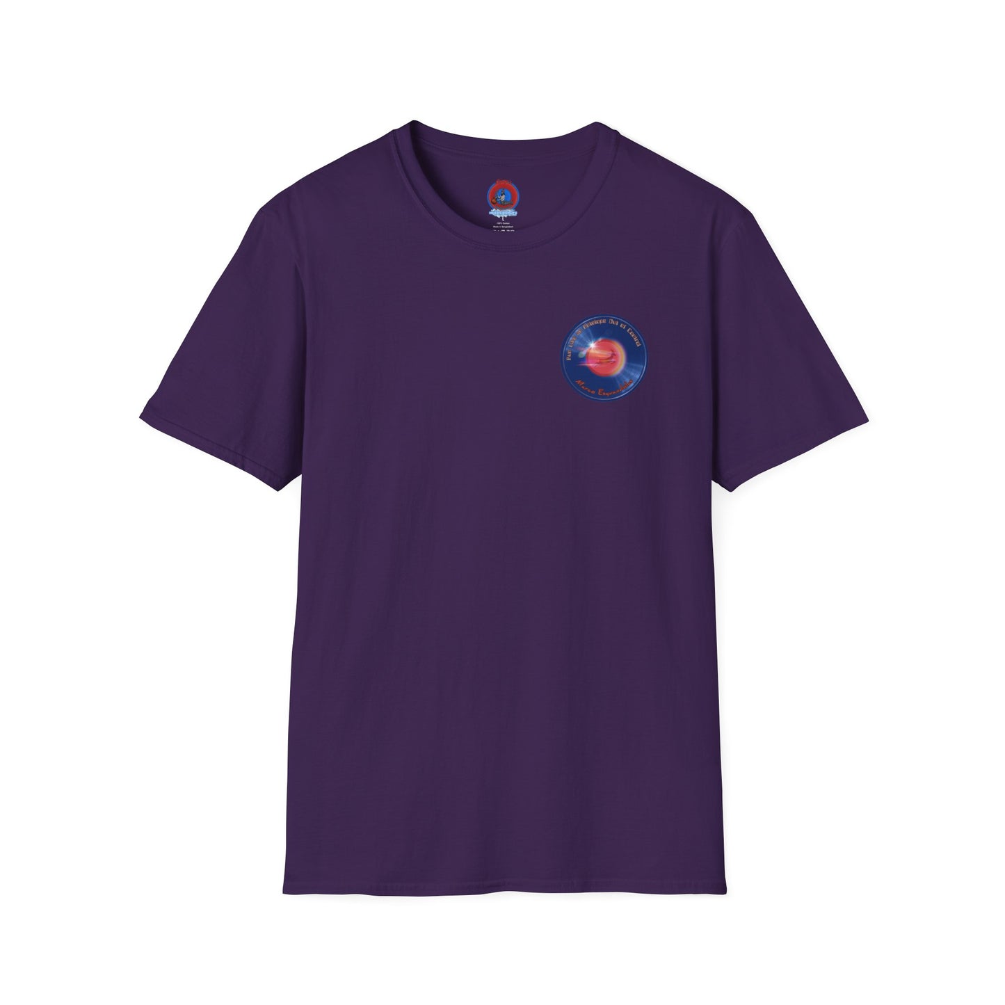 Classic Donut Tee - Unisex Soft-Style - "Marco's Preferred Donut" - series 1.0 - blue donut