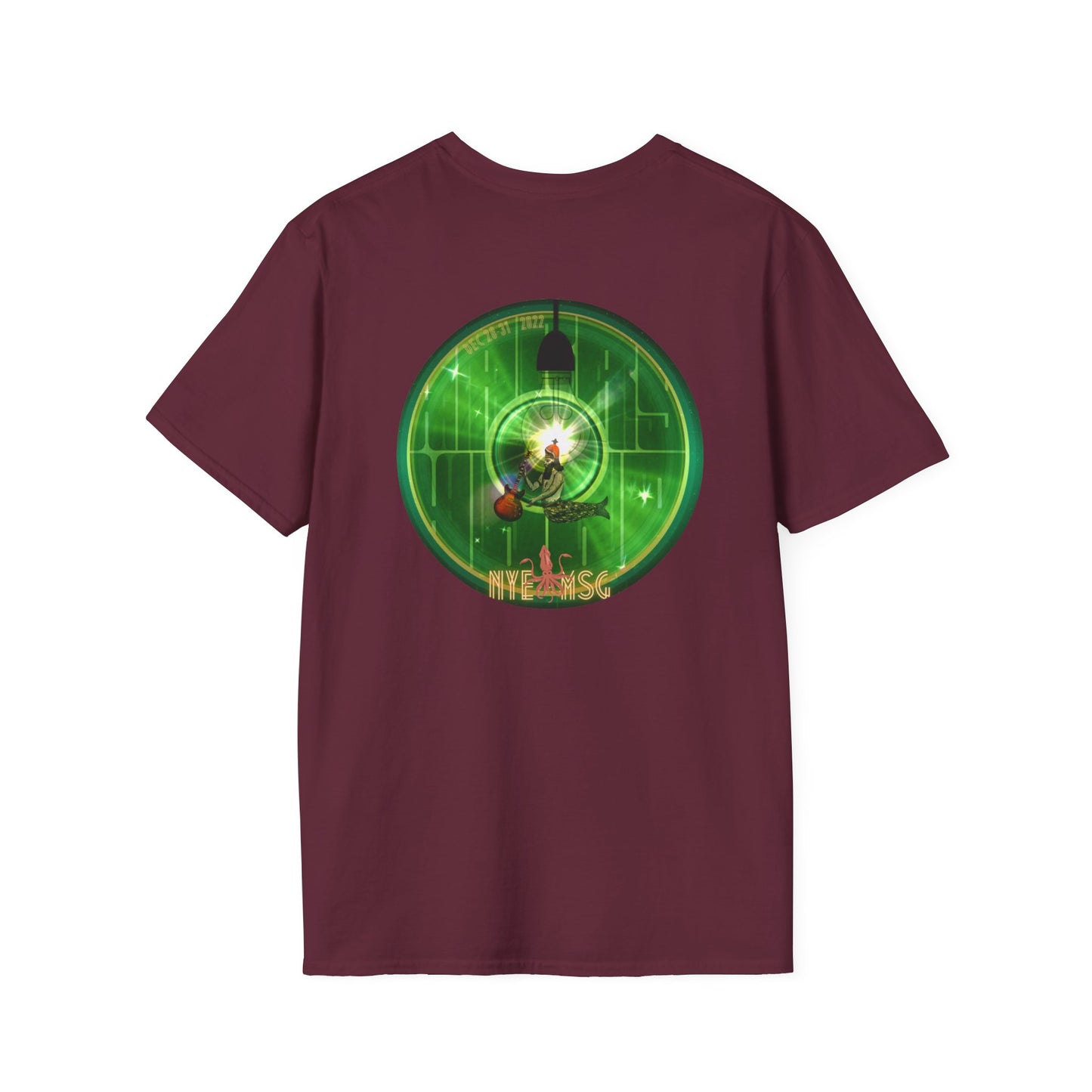 Classic Donut Tee - Unisex Soft-Style - "There was a party Dec 28-31 2022 in NYC, now tell me where were you" - series 1.0  - *green [commemorative donut]