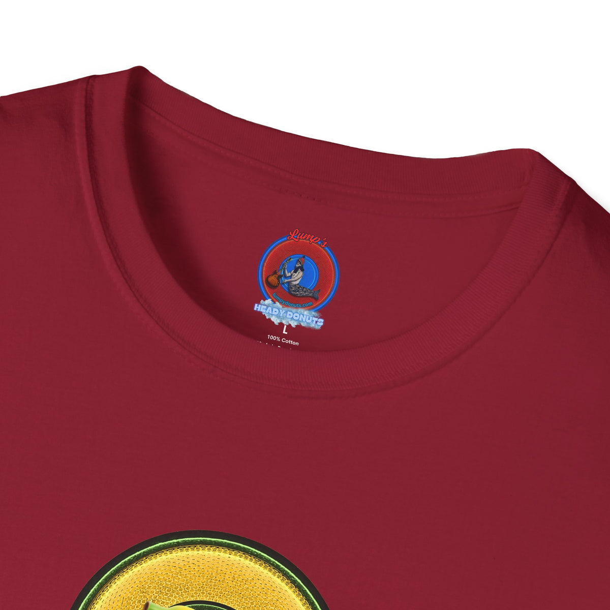 Classic Donut Tee - Unisex Soft-Style - "Dis sheet, it's bananas!" - series 1.0 - variant 5 - golden donut