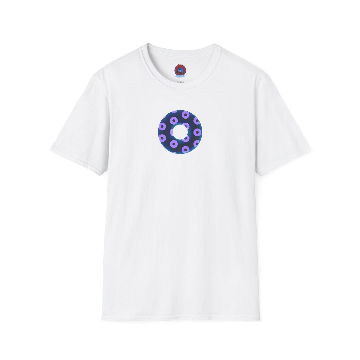 Plain Donuts/Unisex Soft-Style - "Plain Blimpy Paradoxical Donuts" - dark blue/light purple donuts