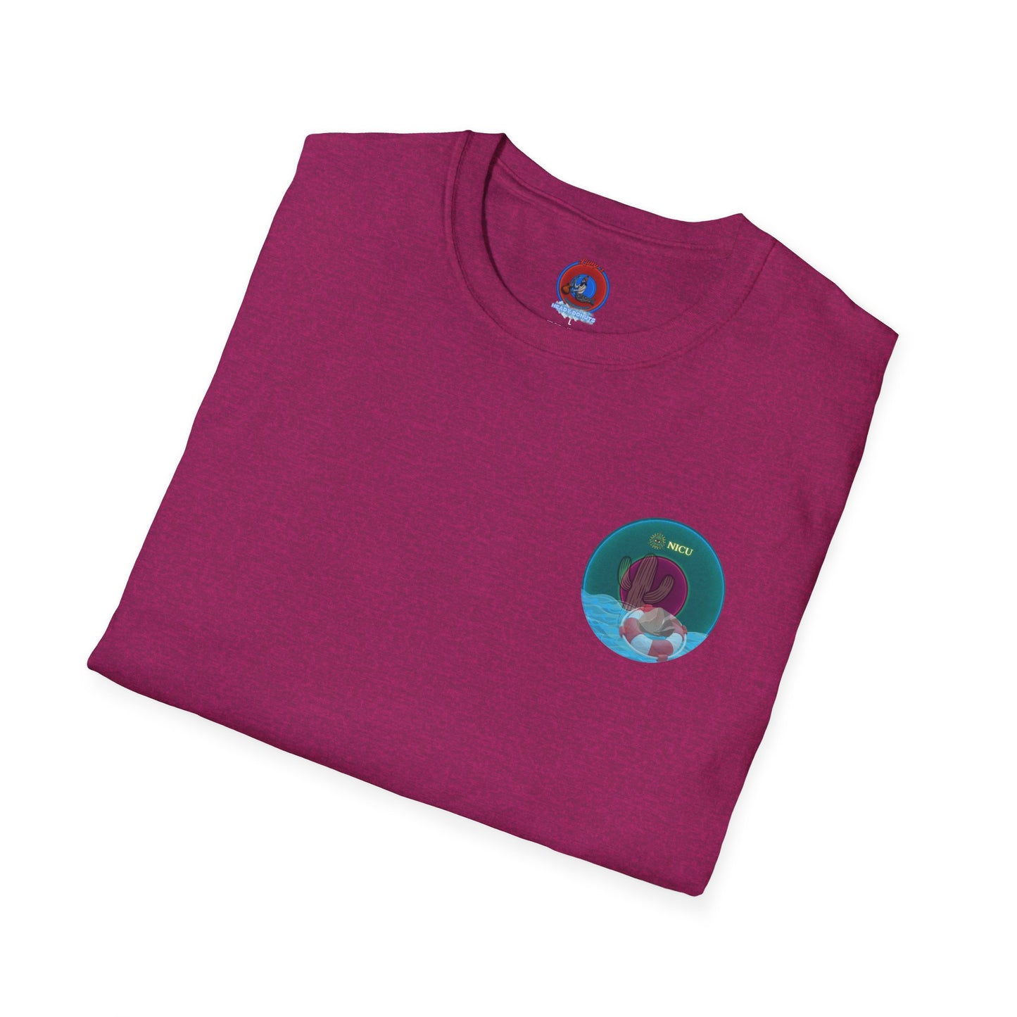Classic Donut Tee - Unisex Soft-Style - "Masonic Donut of Rites" - series 1.0  - dark teal donut