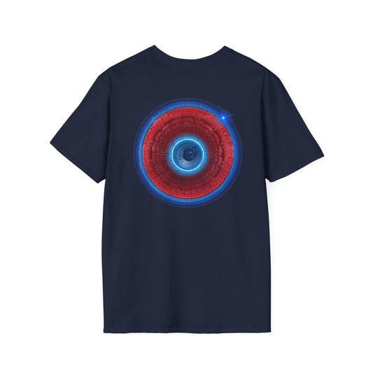 Classic Donut Tee - Unisex Soft-Style - "Homer's Perfect Donut" - series 1.0  - variant 2 - dark blue edging