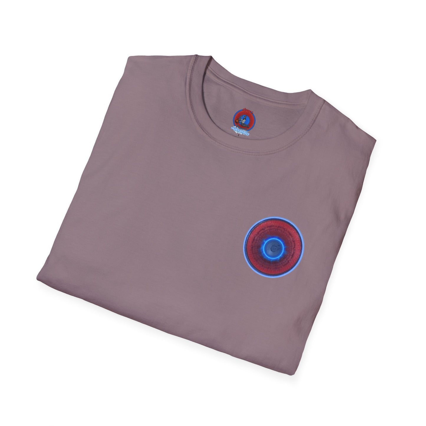 Classic Donut Tee - Unisex Soft-Style - "Homer's Pefect Donut" - series 1.0  - variant 3 - light blue edging