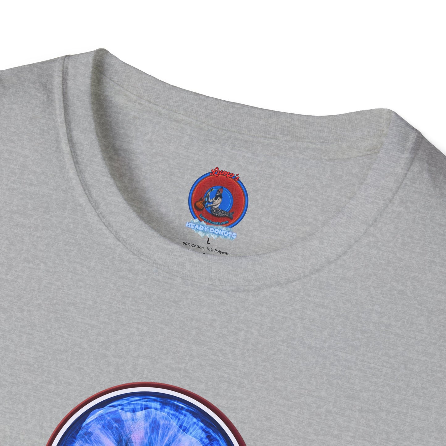Classic Donut Tee - Unisex Soft-Style - "Wilson's Eyesore Donut Tee" - blue idonut - variant 2