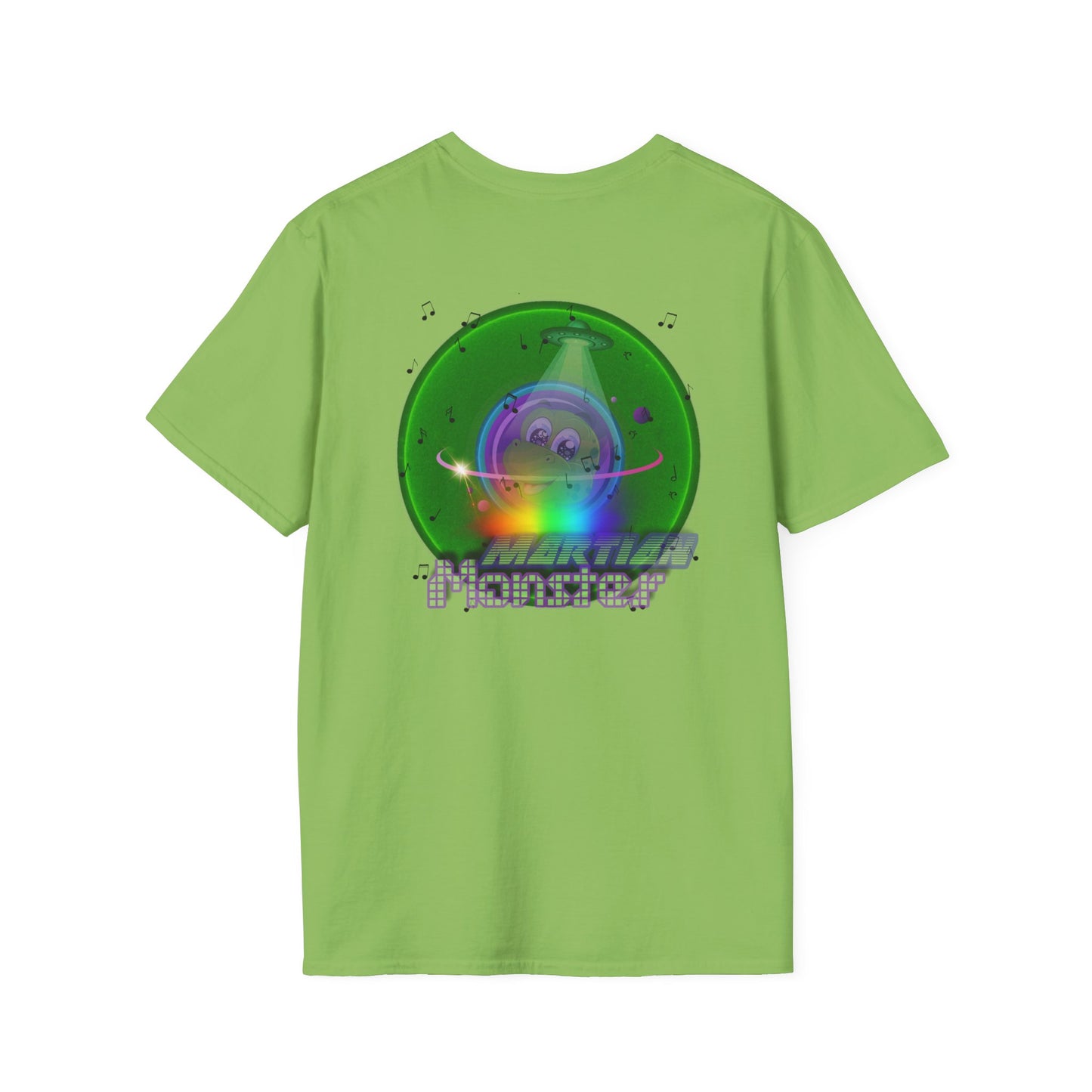 Classic Donut Tee - Unisex Soft-Style - "My Phavorite Martian" - green donut - series 1.0