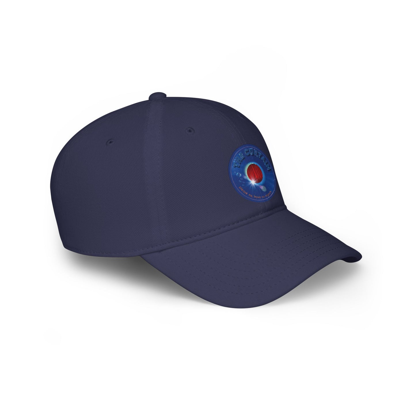 Lumpy Donut Baseball Cap - "The Official Donut W/O" - variant 2 - blue vivid donut w/