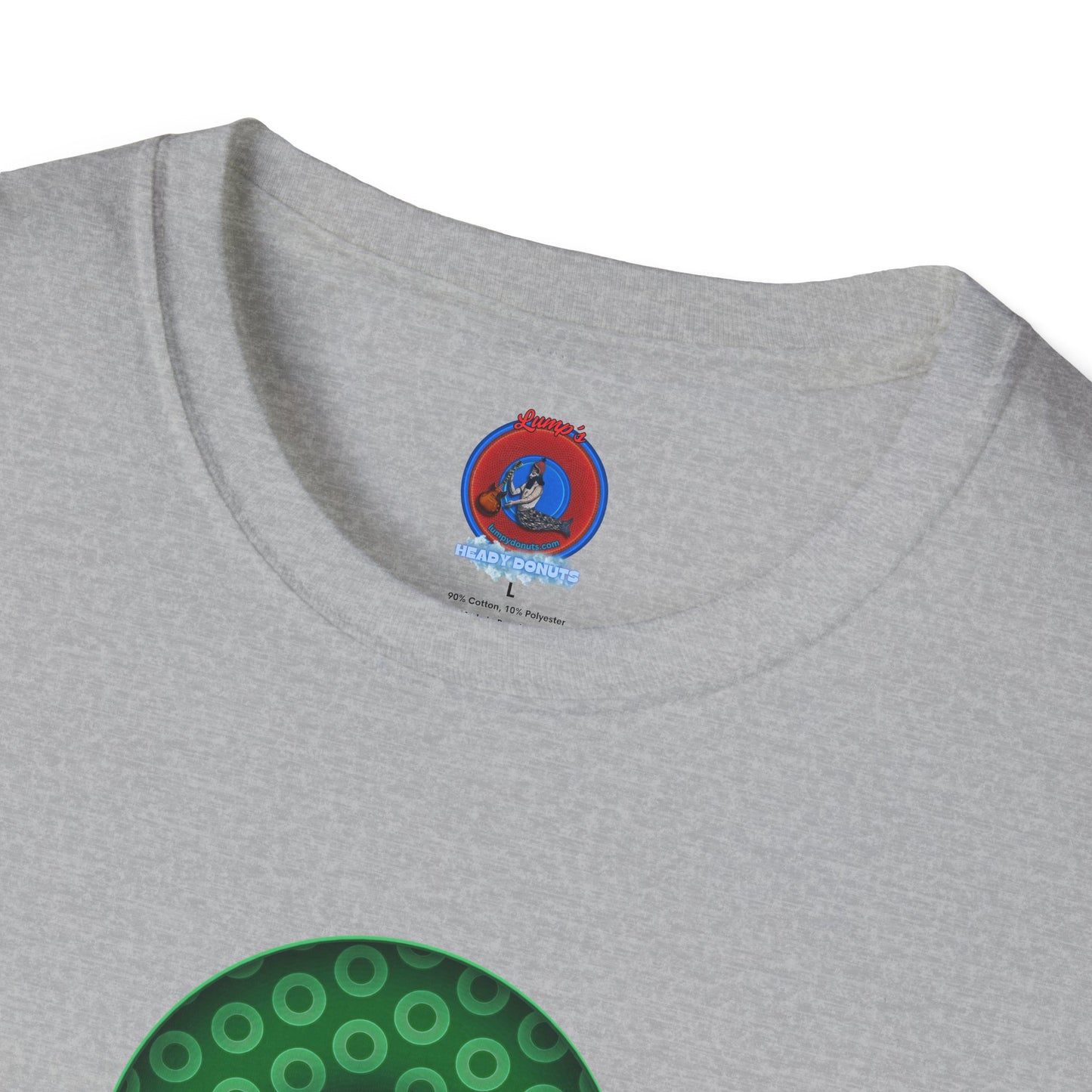 Classic Donut Tee - Unisex Soft-Style - "Patron Saint of Donuts" - St. Patrick's Day Donut - holiday edition - variant 1