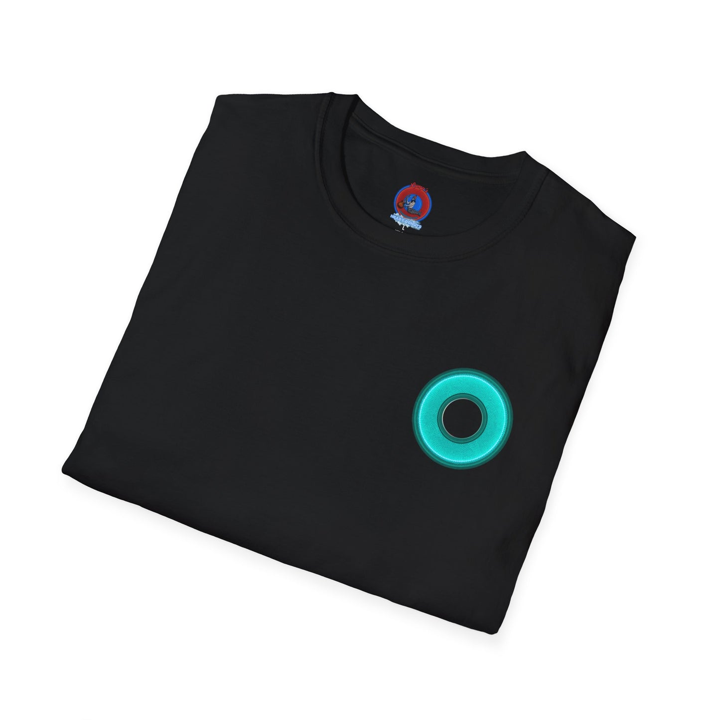Classic Donut Tee - Unisex Soft-Style - "Momma just got out of Sing Sing" - dark teal donut